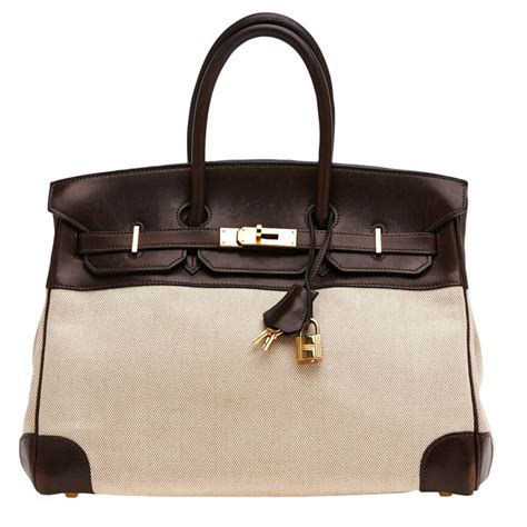 hermes birkin canvas|Hermes Birkin bag.